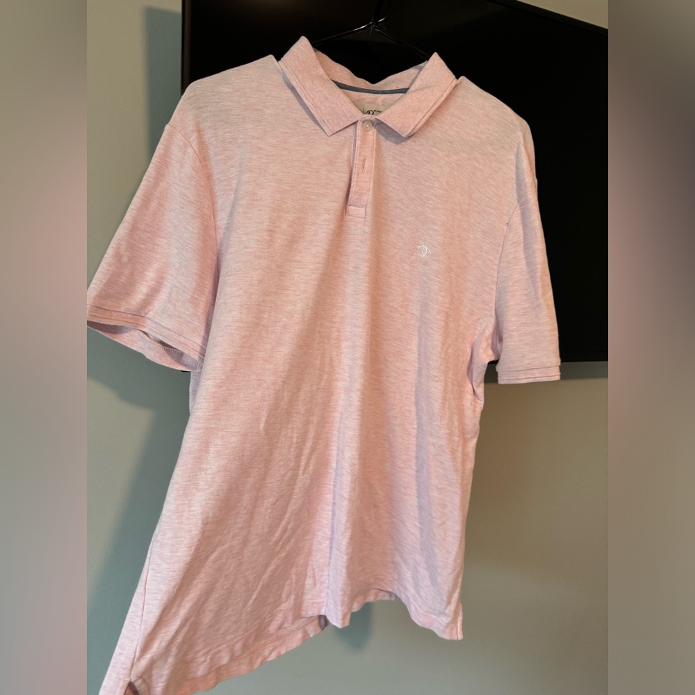 Pink Penguin Polo Shirt